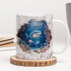 Daddy Shark Personalized 3D Effect Mug, Father's Day Gift for Dad