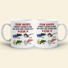 Daddy We Love You Everyday, Personalized White Mug, Funny Dad Gifts
