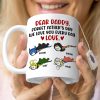 Daddy We Love You Everyday, Personalized White Mug, Funny Dad Gifts