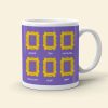Daddy We'll Be There For You Personalized White Mug,Gift For Dad