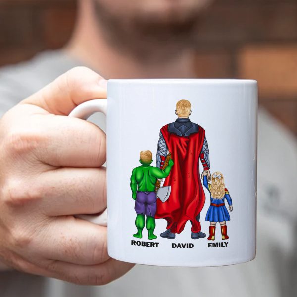 Daddy You're Our Real Life, 03ACDT270523TM Personalized Mug, Gift For Dad
