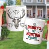 Daddy's Hunting Buddies, Personalized Coffee Mug For Hunting Dad, Father's Day Gift For Hunting Lovers