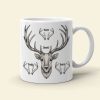 Daddy's Hunting Buddies, Personalized Coffee Mug For Hunting Dad, Father's Day Gift For Hunting Lovers