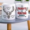Daddy's Hunting Buddies, Personalized Coffee Mug For Hunting Dad, Father's Day Gift For Hunting Lovers