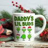 Daddy's Lil Buds Personalized Weed Family Mug, Christmas Tree Decor