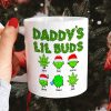 Daddy's Lil Buds Personalized Weed Family Mug, Christmas Tree Decor