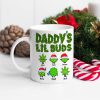 Daddy's Lil Buds Personalized Weed Family Mug, Christmas Tree Decor