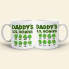 Daddy's Lil Homies Personalized Weed Mug Gift For Dad