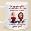 Daddy's Little Girl Forever - Family Personalized Custom Mug - Gift For Dad, Daughter