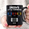 Daddy's Little Teammates Personalized Mugs, Father's Day Gift for Gamer Dads