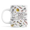 Daddy's Team Fist Bump, 3D Inflated Personalized Mug, Father's Day Gift For Dad