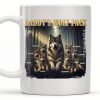 Daddy's Wolf Pack Featuring Wolves In Forest - Personalized Custom Coffee Mug - DAD208_MG