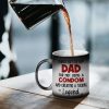 Dad's Legend Sperms Personalized Coffee Mug, Thank You For Creating F Legend, Father's Day Gift, Birthday Gift For Dad