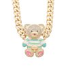 Dainty Teddy Bear Pendant Necklace