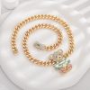 Dainty Teddy Bear Pendant Necklace