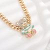Dainty Teddy Bear Pendant Necklace