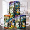 David Electric Guitar Art - Personalized Custom Coffee Mug - HOB094_MG