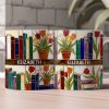 Daydreaming About Books & Tulips - Personalized White Edge-to-Edge Mug - Gift For Her, Book Lovers HH01