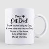 Dear Cat Dad Old Man Personalized Mug