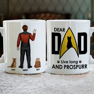 Dear Dad Live Long And Prospurr 06HTTI170523HH Personalized Mug