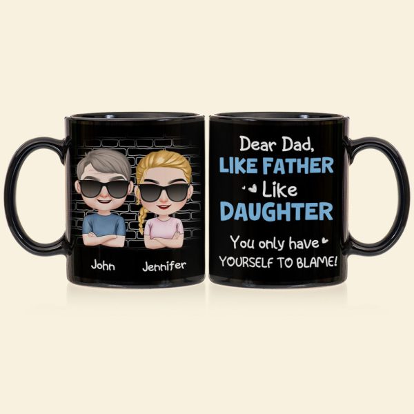 Dear Dad, Personalized Mug, Gift For Dad, Family Mug, Father's Day Gift