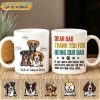 Dear Dad Thank You For Being My Dog Dad Mug N304 889403
