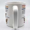 Dear Dad Thank You For Being Our Dad, Dogs Illustration - Personalized Custom Coffee Mug - DOG038_MG