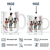 Dear Dad Thank You For Teaching Me Play Baseball - Personalized Mug