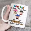 Dear Dad Thanks For Cleaning Personalized Coffee Mug