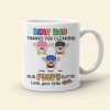 Dear Dad Thanks For Cleaning Personalized Coffee Mug