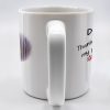 Dear Dad Thanks For Picking Up My Poop, Dog And Paw Prints - Personalized Custom Coffee Mug - PET095_MG