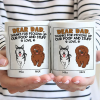 Dear Dad Thanks For Picking Up My Poop Funny Cartoon Dog - Personalized Mug
