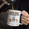 Dear Dad Thanks For Picking Up My Poop Funny Cartoon Dog - Personalized Mug