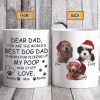Dear Dad You Are The Worlds Dog Dad Mug 890741
