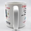 Dear Daddy, This Father's Day I'll Be Snuggled Up, Ultrasound Image, Beer, Heart - Personalized Custom Coffee Mug - DAD051_MG