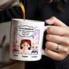 Dear Grandma, Forget About Mother's Day, We Love You Every Day, Cartoon Children and Heart Speech Bubble - Personalized Custom Coffee Mug - GRM065_MG