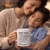 Dear Mom Coffee Mug Funny Gift for Mom from Daughter Son Kids Husband, Mothers Day Birthday Gift for Mom