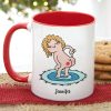 Dear Mom, Gift For Mom, Personalized Mug, Funny Butt Mug, Mother's Day Gift