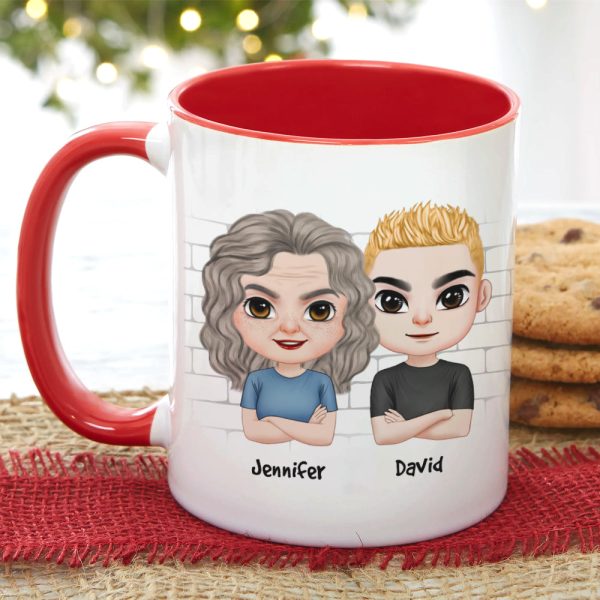 Dear Mom, Gift For Mom, Personalized Mug, Mom And Kid Mug, Mother's Day Gift