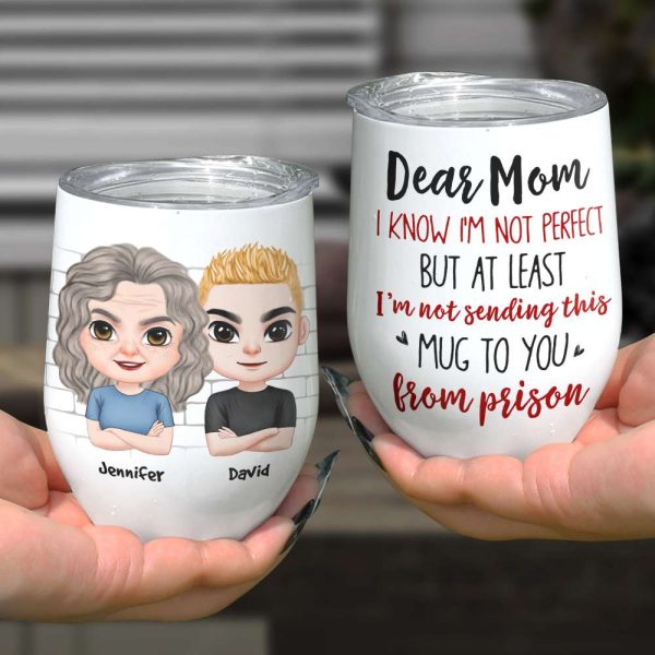 Dear Mom, Gift For Mom, Personalized Mug, Mom And Kid Mug, Mother's Day Gift