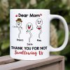 Dear Mom, Thank You For Not Swallowing, Gift For Mom, Personalized Mug, Sperm Kid Mug, Mother's Day Gift