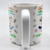 Dear Mom, Thanks For Sharing Your DNA, Flowers And Cartoon Characters - Personalized Custom Coffee Mug - MOM105_MG