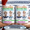 Dear Mom, Thanks For Sharing Your DNA, Flowers And Cartoon Characters - Personalized Custom Coffee Mug - MOM105_MG