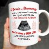 Dear Mommy, I know we haven't met yet but I just want to say I love you lots already, Ultrasound Image - Personalized Custom Coffee Mug - MOM106_MG