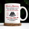 Dear Mommy, I know we haven't met yet but I just want to say I love you lots already, Ultrasound Image - Personalized Custom Coffee Mug - MOM106_MG