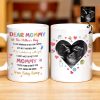 Dear Mommy, This Mother's Day I'll Be Snuggled Up In Your Tummy, Ultrasound Image And Hearts - Personalized Custom Coffee Mug - MOM064_MG