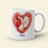 Dear Mommy You're Doing A Great Job, Personalized Mug, Pregnancy Gift For New Mom