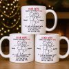 Dear Wife Thanks For Being My Wife, Stick Figures And Hearts - Personalized Custom Coffee Mug - WIF059_MG