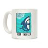 Deep Thinker Shark Coffee Mug