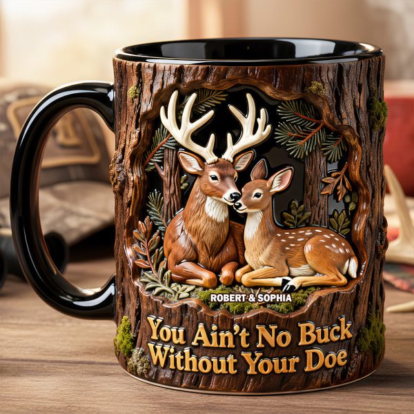 Deer Hunting Couple Mug - Personalized Gifts For Couple 03NADT130126